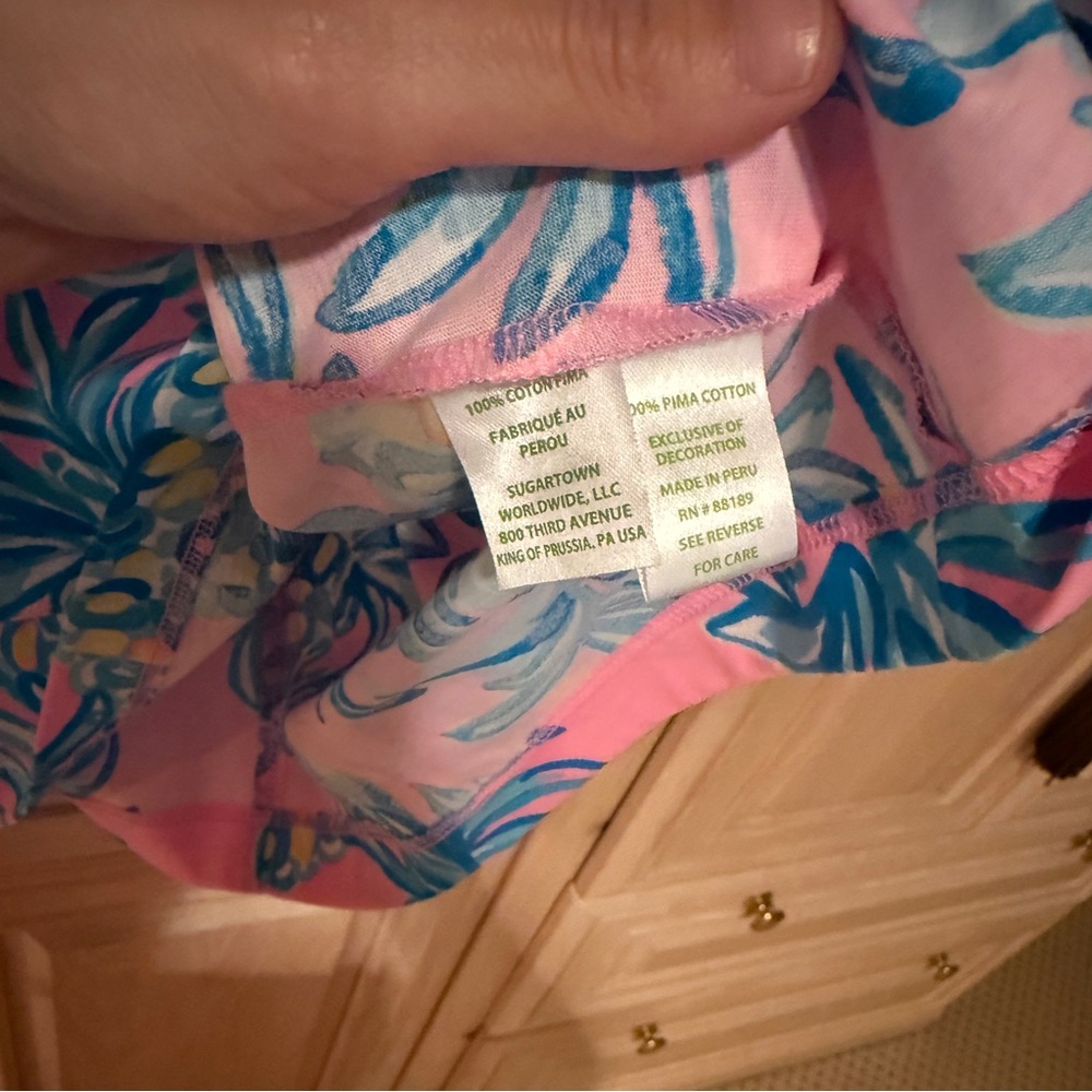 EUC Lilly Pulitzer Brewster Dress in Pelican Pink Beat the Heat - Picture 4 of 6